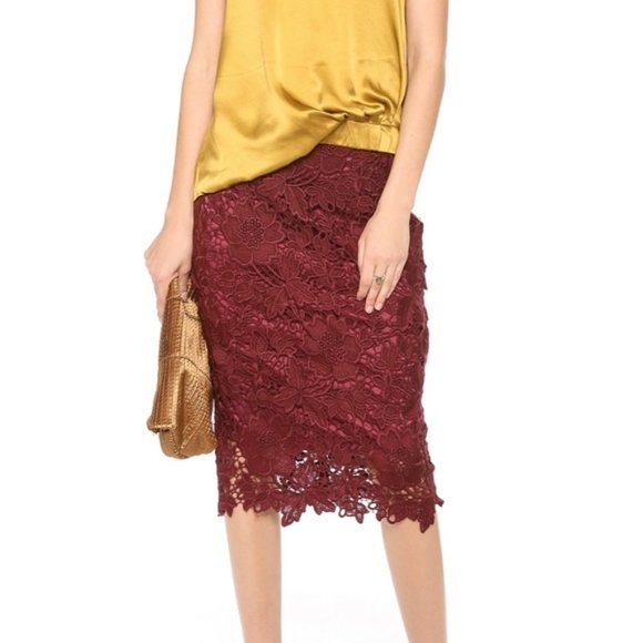Elizabeth and James Dresses & Skirts - Elizabeth and James Lace Midi Skirt